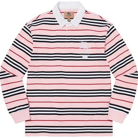 supreme burberry rugby pink|Burberry Rugby .